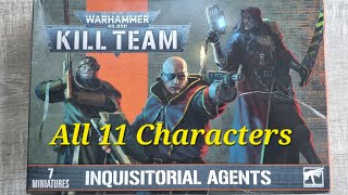 Inquisitorial Agents Conversion to create all 11 options Kill Team Ashes of Faith Warhammer 40k [upl. by Arondell820]