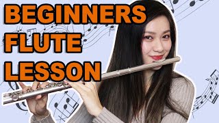 BEGINNERS GUIDE TO FLUTE Your 1st FLUTE LESSON  FLUTECOOKIES TUTORIAL [upl. by Moshe]