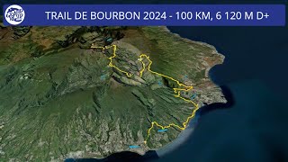 PARCOURS 3D TRAIL DE BOURBON 2024 [upl. by Najed]