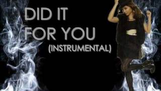 Did it For You Charice Instrumental w download [upl. by Heilner]