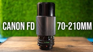 Canon FD 70210mm f4 Mini Review With Photo amp Video Examples [upl. by Tekcirc]