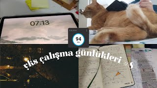 yks çalışma günlükleri 8 sesli vlog bolca ders bass yks yks2024 [upl. by Dearden]