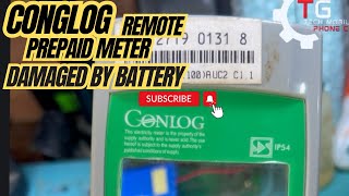 Conlog Prepaid Meter Remote Keypad Damaged By Acid From Battery [upl. by Kenneth]