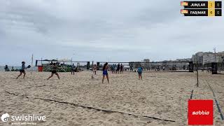 fairmont beach tennis  final mista B  juniorlarissa x fabiomariana JUNLAR VS FABMAR [upl. by Howe]