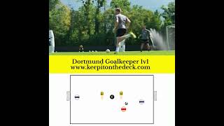 🟡⚫ Dortmund goalkeeper 1v1 setup [upl. by Gruber]