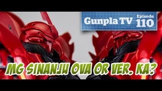 MG Sinanju OVA or ver KA  Gunpla TV 110 [upl. by Cotter]