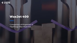 Introducing Flashforges New Wax Material for Wax 3D Printer WaxJet400 [upl. by Aneeram]