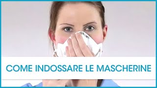 Come si indossano le mascherine protettive  Drager XPlore 1700 [upl. by Aisatal879]