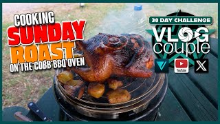 Cooking Sunday Roast Chicken amp trimmings on the Cobb BBQ Grill [upl. by Faline910]