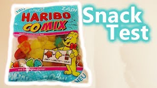 Snacktest HARIBO  Neue coole Sorte COMIX Mix dir neue Sorten  Leckere Gummibärchen Neuheiten [upl. by Nanete336]