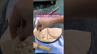 Cheez Paratha paratha paneerparatha trending shorts viral mrssharda recipe food [upl. by Ahsilahs]