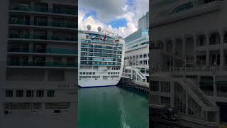 Ruby Princess getting ready to set sail cruise cruiseship se [upl. by Aiseneg]