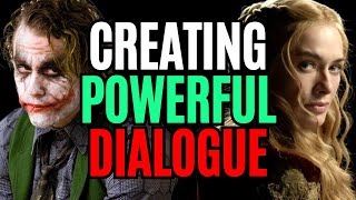 Dialogue The Secret to Writing Spoken Action Writing Advice [upl. by Auqenehs738]