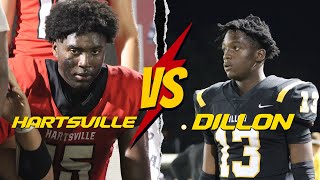 Dillon visits Hartsville to avenge their lost last season 3a football in South Carolina 2024 [upl. by Atalayah]