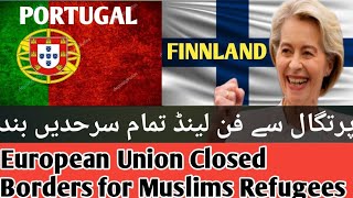 Portugal to Finnland all Borders Closed  Muslims Refugees not AllowedBorders Closed bordercontrol [upl. by Yrred974]