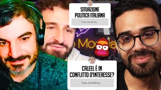 CONFLITTO DINTERESSE STREAMER POLITICA ANIMEMANGA  Wesa e Eugenio intervistano DARIO MOCCIA [upl. by Retrac]