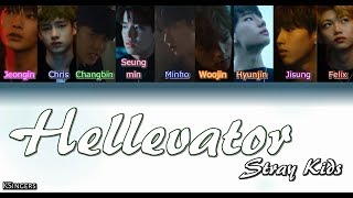 Stray Kids  Hellevator  Sub Han  Rom  Español Color Coded Letra [upl. by Keri545]