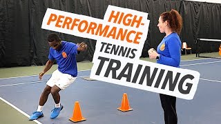 High Performance Tennis Training  Workout For Speed Agility Quickness and Conditioning [upl. by Asta]