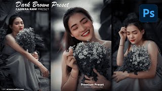 Photoshop Tutorial Dark Brown Color Grading Photoshop । Photoshop Photo Editing [upl. by Anelle]