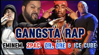 Eminem 2Pac Dr Dre amp Ice Cube  Gangsta Rap Eminem Song Lyrics 2024 [upl. by Siurtemed]