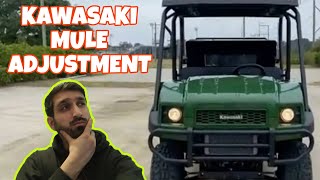 Kawasaki Mule 4010 Governor Adjustment 2024 [upl. by Anaiq]