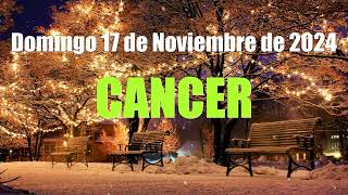 17 Noviembre 2024 CANCER EL DESTINO ❤️ AMOR ❤️ suerte✅ tarot cancer horoscopo [upl. by Ainoda]