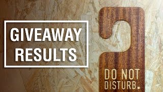 Door Hangers Giveaway Results [upl. by Ennaeilsel]