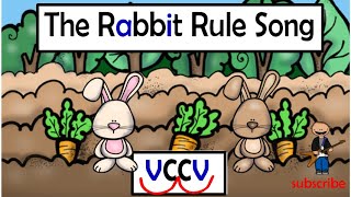 The Rabbit Rule Syllable Division Song VCCV Song [upl. by Enoitna]