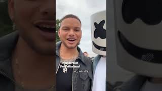 Marshmello ft Kane Brown  behind the scenes of the Miles on it video 🎬🎵🔥 [upl. by Enerod649]