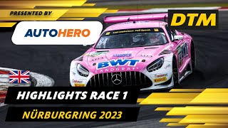 Chaos at the Nürburgring  DTM Highlights presented by Autohero  DTM 2023 [upl. by Poland]