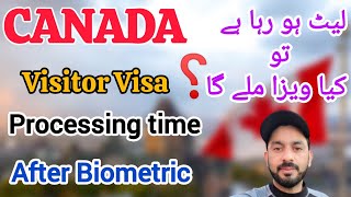 Canada Visitor Visa Processing Time After Biometric [upl. by Neall]