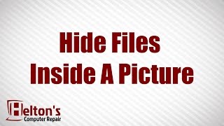 How to Hide Zip Files Inside a Picture Without any Extra Software [upl. by Nylime]