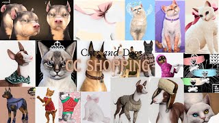 CC SHOPPING  CATS AND DOGS CAS ITEMS  CC LINKS  SIMS 4 [upl. by Lyon]