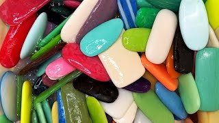 ASMR 🌈 Lots of dry remnants in the water 💧 300 soaps in foam and sponge 😱 [upl. by Mamie]