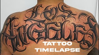 Tattoo Timelapselettering [upl. by Gustavus950]