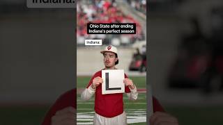 Ohio State after ending Indiana’s perfect season😂🏈 [upl. by Nyrehtak]