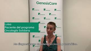 Testimonio de Luisa paciente de cáncer de páncreas [upl. by Nerrag]