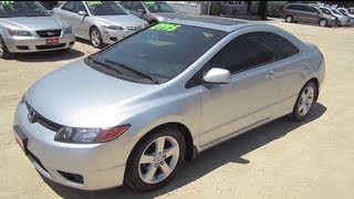 2008 HONDA CIVIC 2door Start Up Walk Around Tour by Automotive Review [upl. by Varhol]