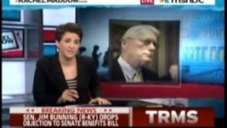 Maddow Questions Bunnings Sanity Silent On Nutty Dems [upl. by Raji968]