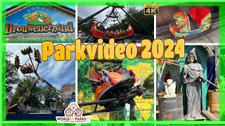 Drouwenerzand Attractiepark 2024 all incl Freizeitpark Parkvideo  Achterbahn amp Fahrgeschäfte [upl. by Essej]