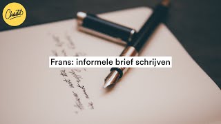 Informele brief in het Frans hoe schrijf ik die [upl. by Cocke]