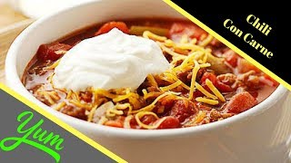 Chili Recipe Delicious  How to make Mexican Style Chili con Carne recipe [upl. by Lrad674]