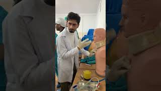 Tension Pneumothorax Thoracostomy  Trauma  Hemithorax MBBS Dummy  Nursing medical College [upl. by Camel]