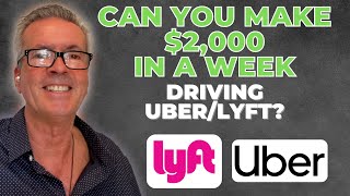 Can You Make 2000 In A Week Driving Uber And Lyft [upl. by Dona]