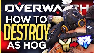 Top 7 Roadhog Tips to Rank Up FAST Overwatch Guide [upl. by Tobey]