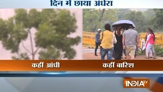 Light Rain Bring Some Respite from Heat in Delhi  India TV [upl. by Lewie]