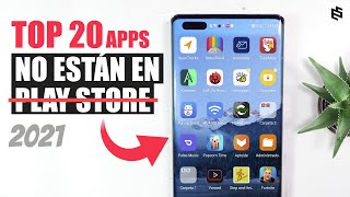 20 apps GENIALES que NO ESTÁN en PLAY STORE en 2021 [upl. by Yzmar]