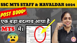 SSC MTS New Vacancy 2024 Out  SSC MTS Havaldar 2024 Syllabus Form Qualification Age Salary [upl. by Attenod]