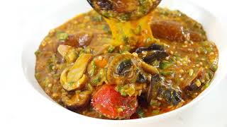 OKRO STEW RECIPE  How to make the tastiest Ghanaian Okro Stew  Beginner friendly recipe [upl. by Kesia]