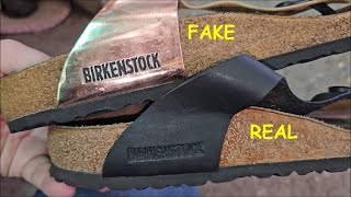 Birkenstock sandals real vs fake How to spot original Birkenstock Gizeh sandals [upl. by Il478]